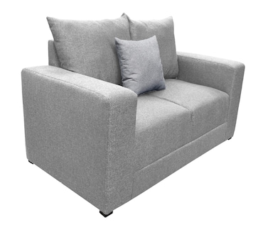 Foto 2 | Foto 2 | Love Seat El Bazar Store Miami Lino Gris Plata 2 Plazas, Modular, Moderno, Sala