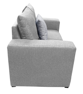 Foto 3 | Foto 3 | Love Seat El Bazar Store Miami Lino Gris Plata 2 Plazas, Modular, Moderno, Sala