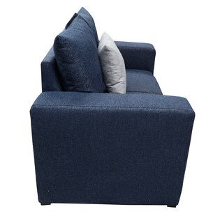 Foto 3 | Foto 3 | Love Seat El Bazar Store Miami Lino Azul Marino 2 Plazas, Modular, Moderno, Sala