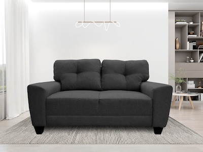 Foto 2 | Foto 2 | Love Seat El Bazar Store Sidney Lino Gris Oxford 2 Plazas, Modular, Moderno, Sala, Sofa