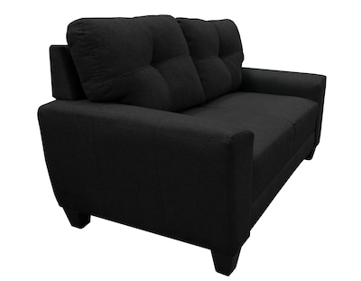 Foto 4 | Foto 4 | Love Seat El Bazar Store Sidney Lino Negro 2 Plazas, Modular, Moderno, Sala, Sofa