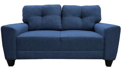 Foto 1 | Foto 1 | Love Seat El Bazar Store Sidney Lino Azul Marino 2 Plazas, Modular, Moderno, Sala, Sofa