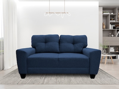 Foto 2 | Foto 2 | Love Seat El Bazar Store Sidney Lino Azul Marino 2 Plazas, Modular, Moderno, Sala, Sofa