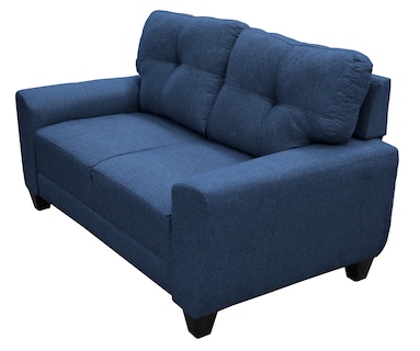 Foto 3 | Foto 3 | Love Seat El Bazar Store Sidney Lino Azul Marino 2 Plazas, Modular, Moderno, Sala, Sofa