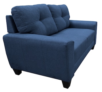 Foto 4 | Foto 4 | Love Seat El Bazar Store Sidney Lino Azul Marino 2 Plazas, Modular, Moderno, Sala, Sofa