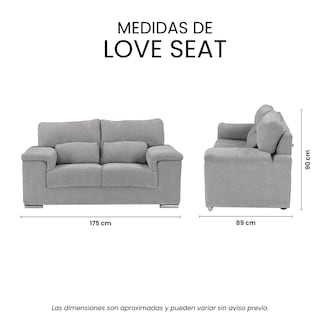 Foto 7 | Foto 7 | Love Seat Trinity Kaizen Color Gris Plata