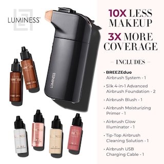Foto 2 | Foto 2 | Sistema De Maquillaje Con Aerógrafo Luminess Breeze Duo Con Kit De 9 Piezas - Venta Internacional.