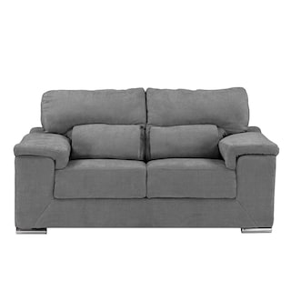 Foto 1 | Foto 1 | Love Seat Trinity Kaizen Color Gris Oscuro 2 Plazas