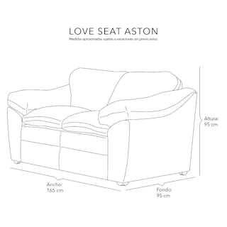 Foto 7 | Foto 7 | Love Seat Dicasa Aston Gris Noche 2 Plazas