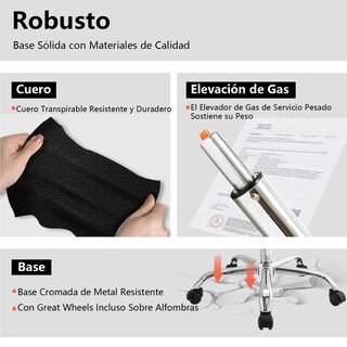Foto 7 | Foto 7 | Sillas Para Masajes Furniturer Eceol Negro 65 X 70 X 107.5-115 Cm