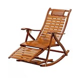 Silla Mecedora de Bambú Komfort Plegable