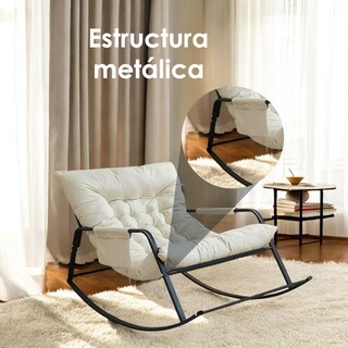 Foto 8 | Foto 8 | Silla Mecedora Ilios Innova Oslo Color Beige