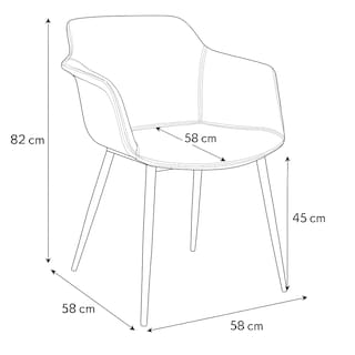 Foto 2 | Foto 2 | Silla Negra Terzetto Furniture Mia