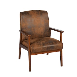 Foto 1 | Foto 1 | Sillón Individual Furniturer Bruqax Marrón 66 X 73 X 87 Cm