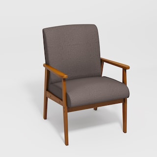 Foto 1 | Foto 1 | Sillón Individual Furniturer Bruqax Marrón 60 X 62 X 87.5 Cm