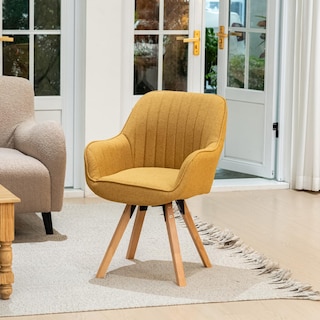 Foto 1 | Foto 1 | Siila Sillón Individual Ggiratoria 360° Amarillo Gomyhome