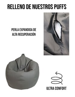 Foto 3 | Foto 3 | Puff Lunics Oval Mediano color Gris