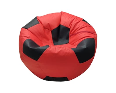 Foto 1 | Foto 1 | Puff Balón De Soccer Kid's Confortable Lunics Rojo-negro Chico