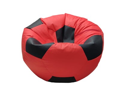 Foto 3 | Foto 3 | Puff Balón De Soccer Kid's Confortable Lunics Rojo-negro Chico