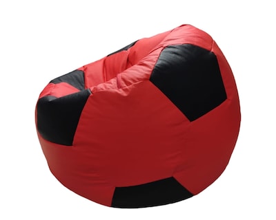 Foto 4 | Foto 4 | Puff Balón De Soccer Kid's Confortable Lunics Rojo-negro Chico
