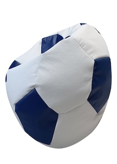 Foto 2 | Foto 2 | Puff Balón De Soccer Kid's Confortable Lunics Blanco-azul Rey Chico