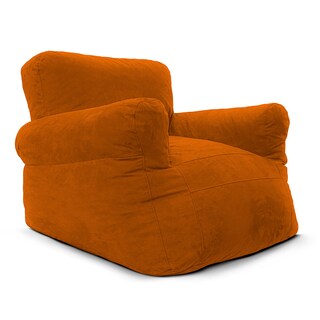 Foto 5 | Foto 5 | Puff Sillón Individual Gran Tamaño Calabaza + Bedrest Café