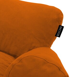 Foto 8 | Foto 8 | Puff Sillón Individual Gran Tamaño Calabaza + Bedrest Café