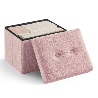 Foto 1 | Foto 1 | Otomana Plegable Songmics Jelly Pink Ulsf094r01 - Venta Internacional.