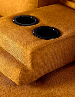 Foto 5 | Foto 5 | Hendrix Sofá Cama Mostaza con Portavasos
