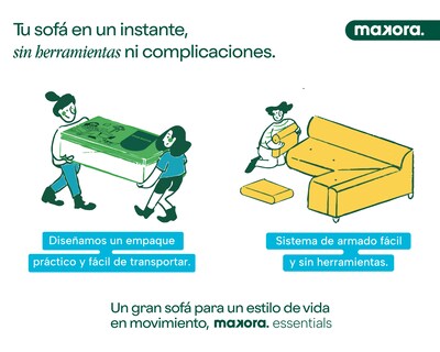 Foto 8 | Foto 8 | Sala Modular Sofá Cama Reversible de Lino Azul Modelo Mosley