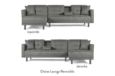 Foto 5 | Foto 5 | Sala Modular Reversible Cosmic Harper color Gris Claro