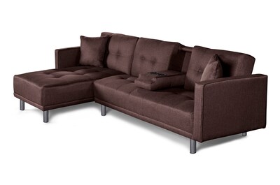 Foto 2 | Foto 2 | Sala Modular Reversible Cosmic Harper color Chocolate