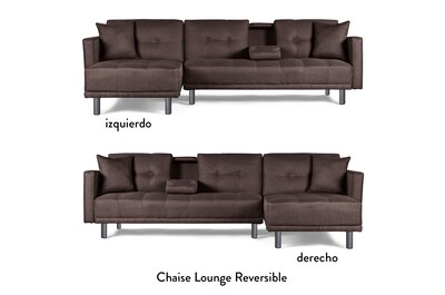 Foto 5 | Foto 5 | Sala Modular Reversible Cosmic Harper color Chocolate