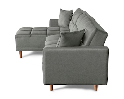 Foto 5 | Foto 5 | Sala Modular Sofá Cama Reversible Makora Sunny Gris Claro
