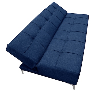 Foto 5 | Foto 5 | Sofa Cama Reclinable El Bazar Store New York Azul Marino, Futon 3 Posiciones, Sala, Love Seat