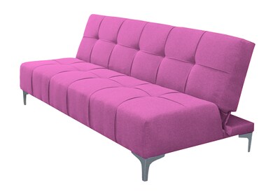 Foto 1 | Foto 1 | Sofa Cama Reclinable El Bazar Store New York Rosa , Futon 3 Posiciones, Sala, Love Seat