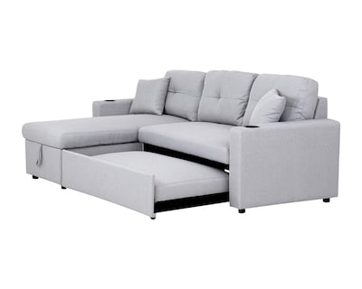 Foto 3 | Foto 3 | Sala Modular Sofá Cama Easy Living Wayfair Gris Claro