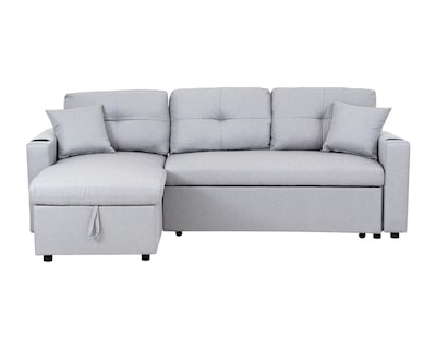 Foto 4 | Foto 4 | Sala Modular Sofá Cama Easy Living Wayfair Gris Claro