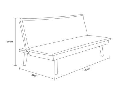 Foto 7 | Foto 7 | Sofa Cama Reclinable Niza Gris Claro