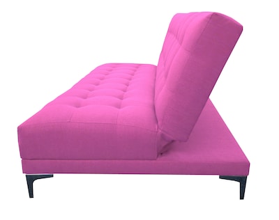 Foto 4 | Foto 4 | Sofa Cama Reclinable El Bazar Store Verso Rosa , Futon Abotonado Matrimonial 3 Posiciones, Sala