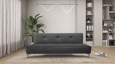 Foto 2 | Foto 2 | Sofa Cama Reclinable El Bazar Store Milo Gris Oxford , Futon 3 Posiciones, Sala. Love Seat