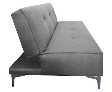 Foto 4 | Foto 4 | Sofa Cama Reclinable El Bazar Store Milo Gris Plata, Futon 3 Posiciones, Sala, Love Seat