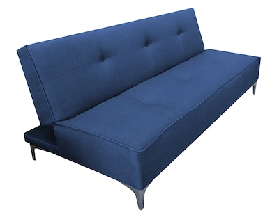 Foto 1 | Foto 1 | Sofa Cama Reclinable El Bazar Store Milo Azul Marino, Futon 3 Posiciones, Sala, Love Seat