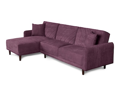 Foto 2 | Foto 2 | Sala Modular Cosmo Morado Makora Beehive Memory Foam De Velvet