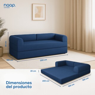 Foto 6 | Foto 6 | Sofá Cama Naap Concept Azul