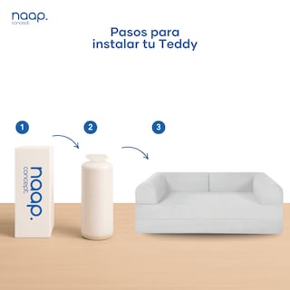 Foto 5 | Foto 5 | Sofá Cama Naap Concept Teddy Smooth Blanco
