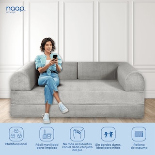 Foto 3 | Foto 3 | Sofá Cama Naap Concept Teddy Smooth Gray