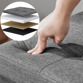 Foto 8 | Foto 8 | Banco De Almacenamiento Songmics Mlsf47k Con Capacidad De 89 Litros, Gris Oscuro