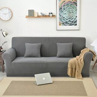 Foto 4 | Foto 4 | Protector Cubre Salas Stretch, Elastico 3pzas B.kind & Beyond Gris Claro