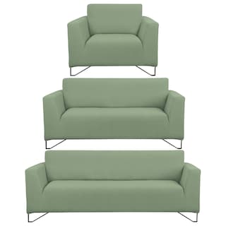 Foto 1 | Foto 1 | Juego Protector Cubre Salas Real Textil Elástico Verde Menta Ajustable 3 Piezas